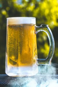 Glass Beer Stein