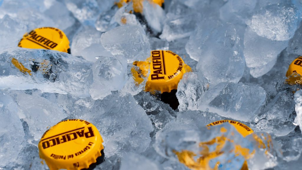 How long does it take for beer to get cold on ice?